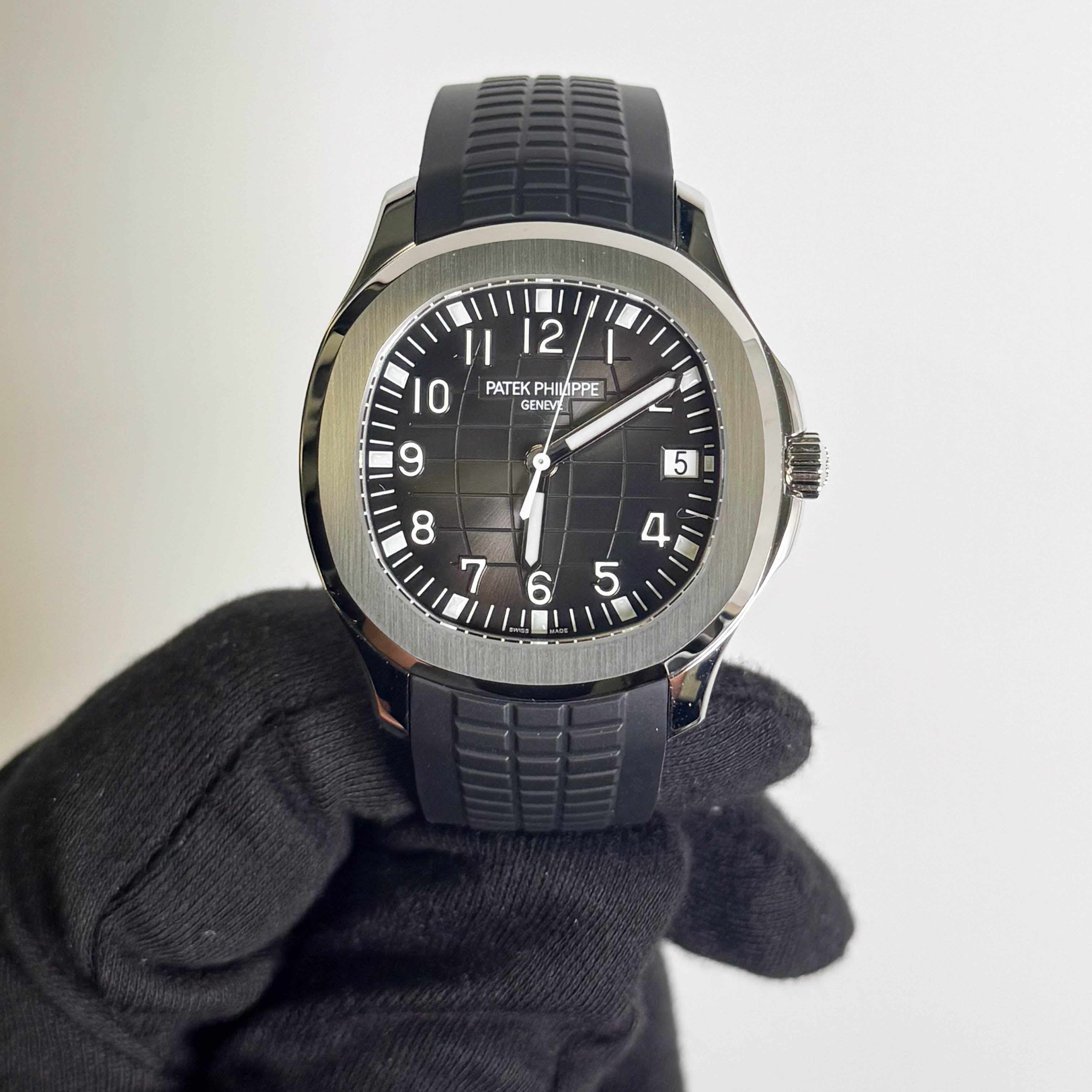 Patek Philippe Aquanaut 40mm Black Dial Watch Ref# 5167A-001