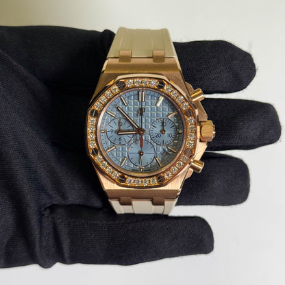 Audemars Piguet Royal Oak 37mm Blue Dial Watch Ref# 26231OR.ZZ.A085CA.01