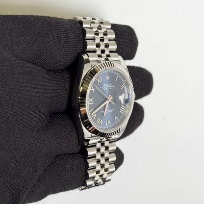 Rolex Datejust 41mm Blue Dial Watch Ref# 126334