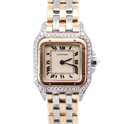 Cartier Panthere 22mm Ivory Roman Dial Watch - Happy Jewelers Fine Jewelry Lifetime Warranty