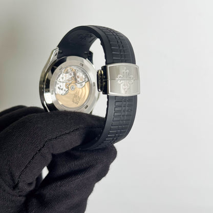 Patek Philippe Aquanaut 40mm Black Dial Watch Ref# 5167A-001
