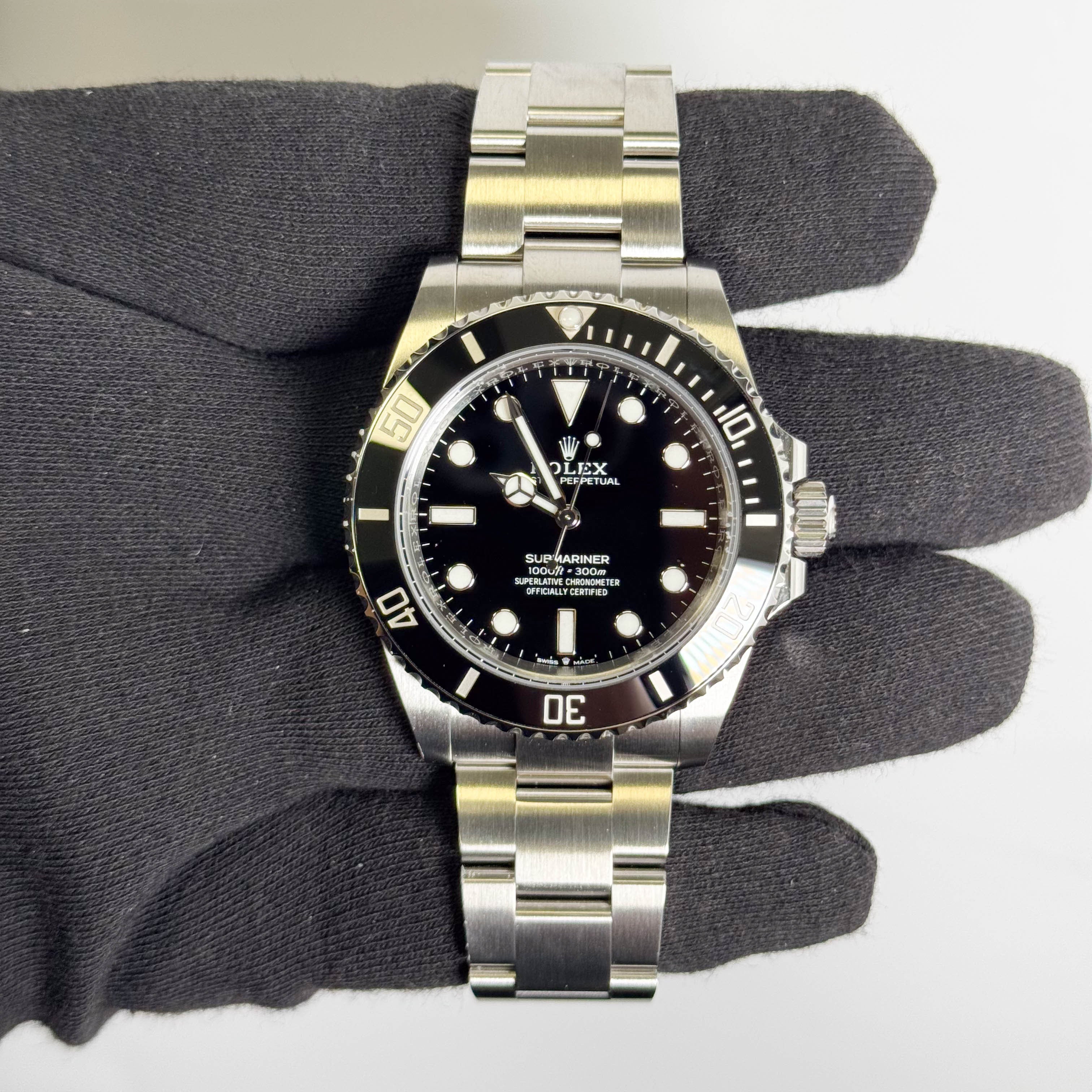 Rolex Submariner 41mm Black Dial Watch Ref# 124060