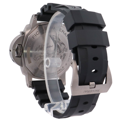 Panerai Submersible "Mike Horn" 47mm Titanium Black Dot Dial Watch Reference# PAM00984 - Happy Jewelers Fine Jewelry Lifetime Warranty