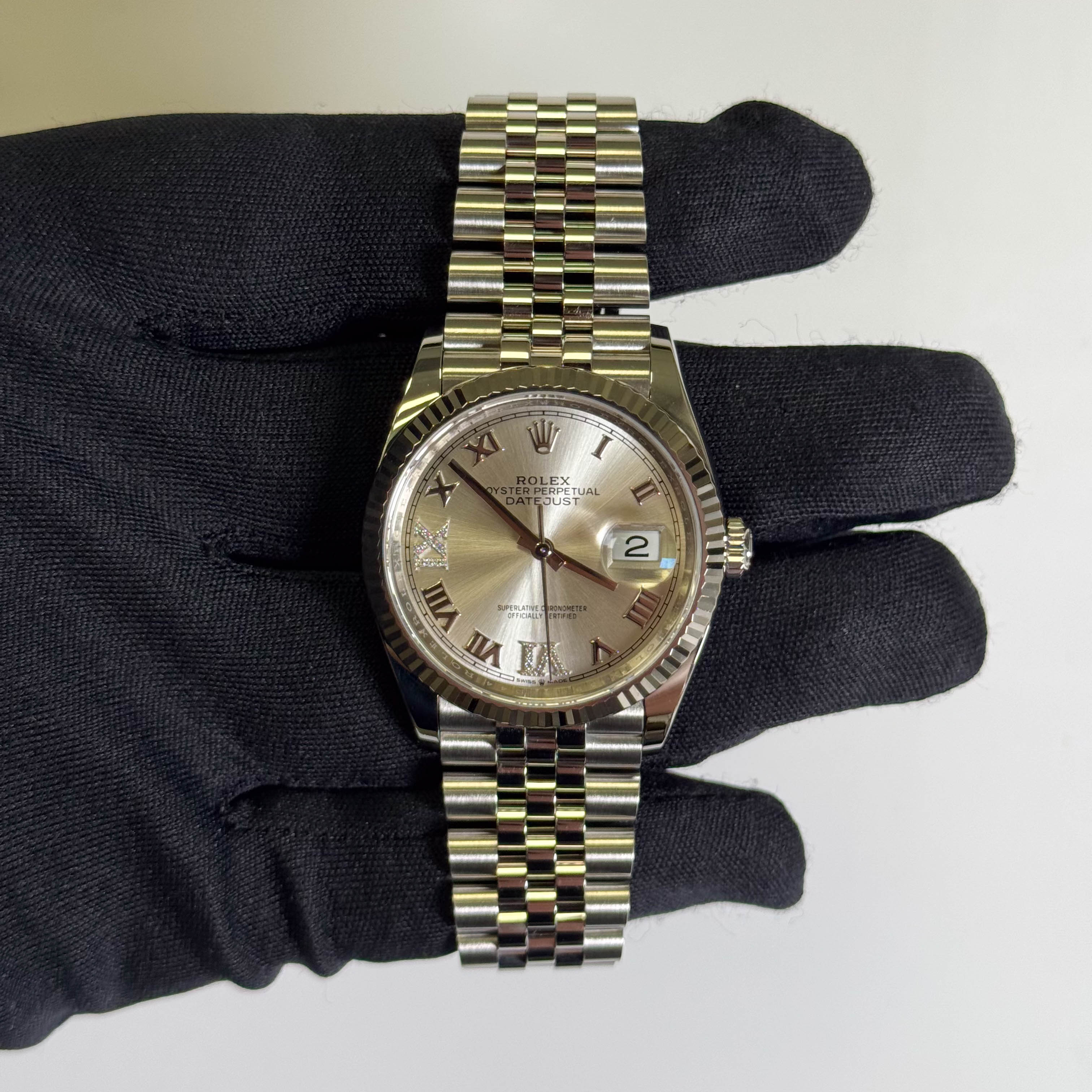 Rolex Datejust 36mm Silver Dial Watch Ref# 126234