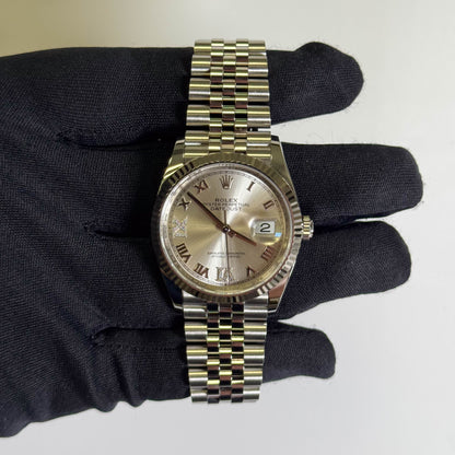 Rolex Datejust 36mm Silver Dial Watch Ref# 126234