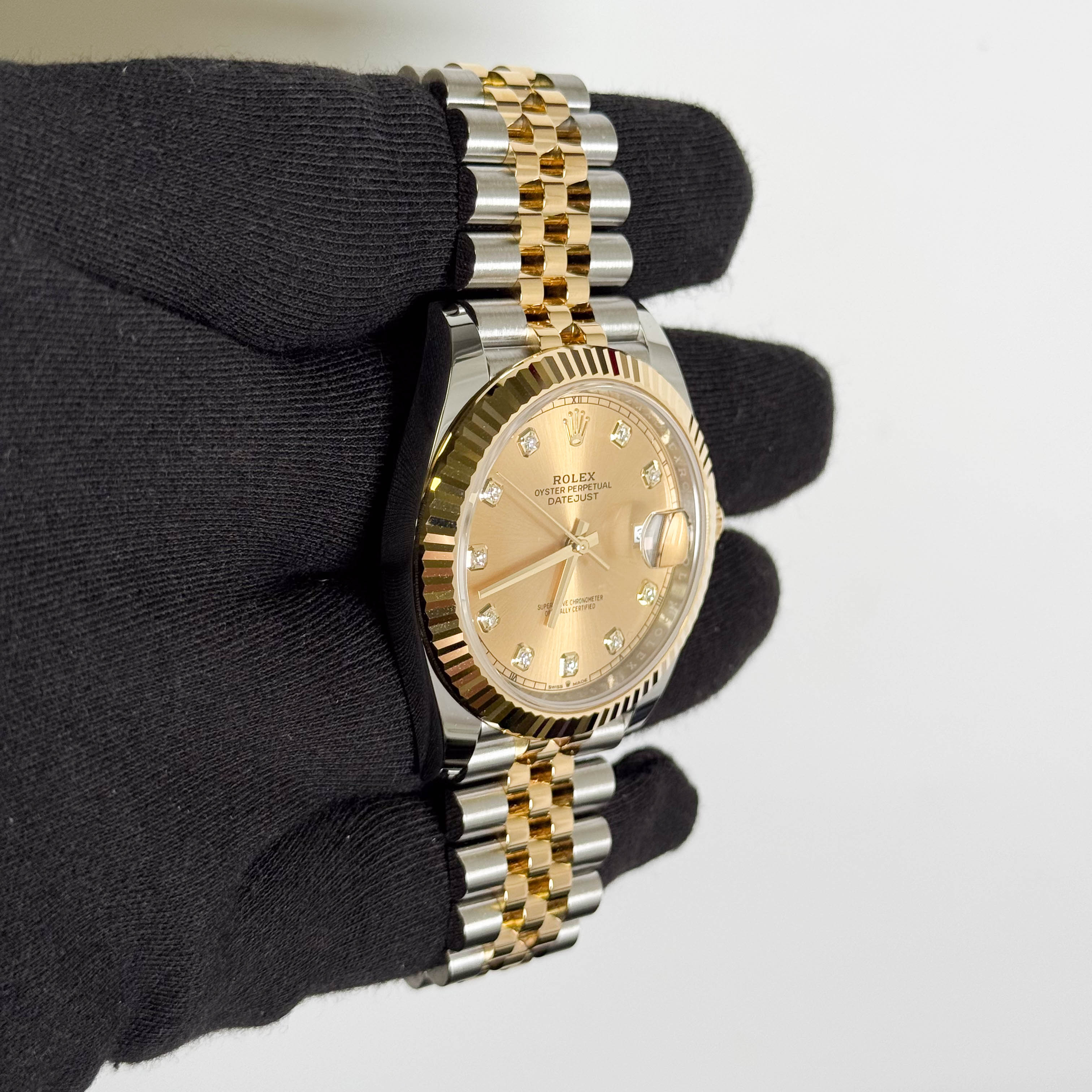 Rolex Datejust 41mm Champagne Dial Watch Ref# 126333