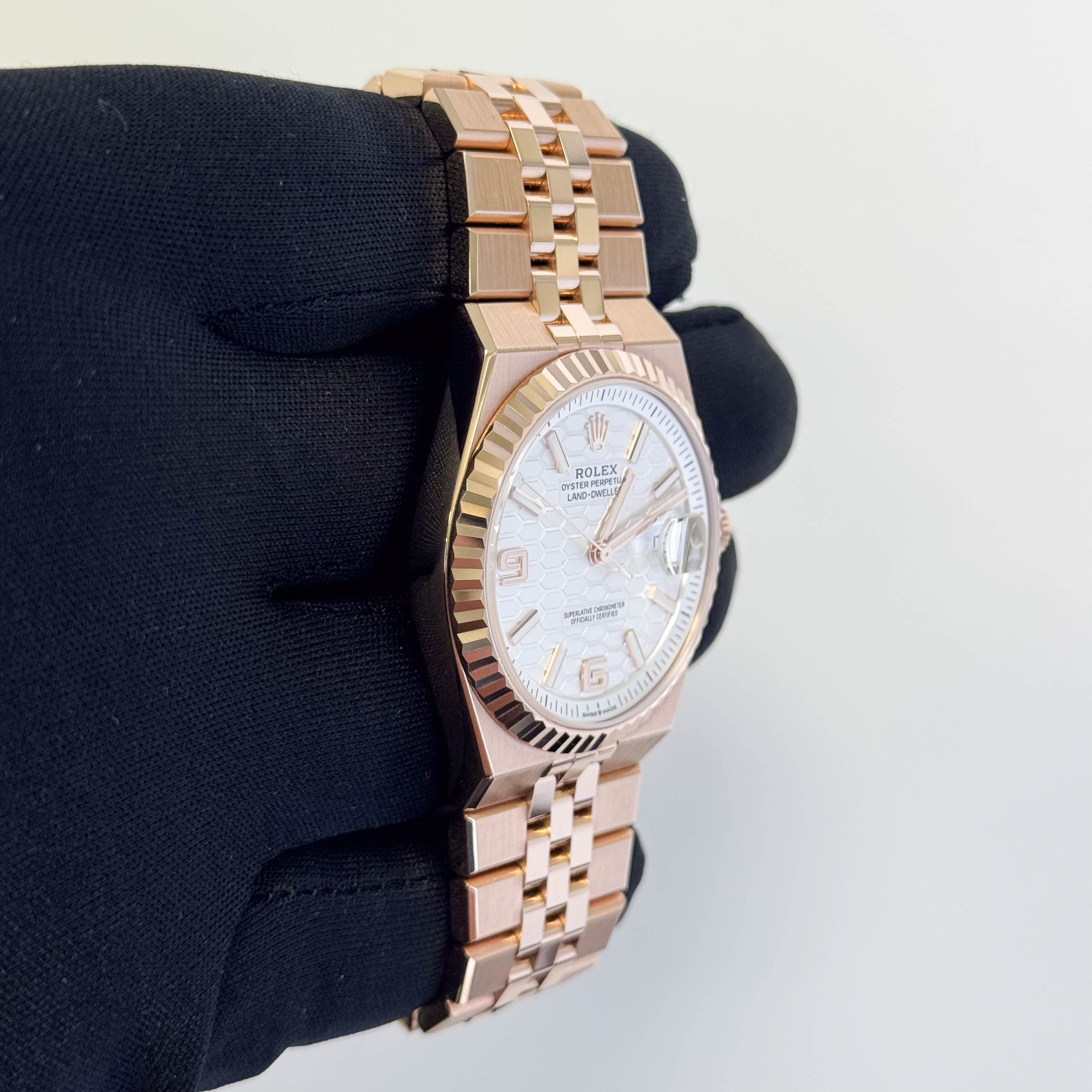 Rolex Land-Dweller 40mm White Dial Watch Ref# 127335