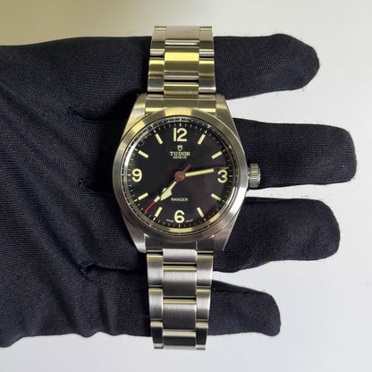 Tudor Ranger 39mm Black Dial Watch Ref# 79950 - Happy Jewelers Fine Jewelry Lifetime Warranty
