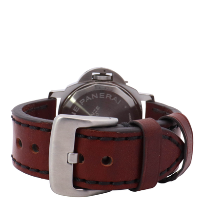 Panerai Luminor 44mm Stainless Steel Black Stick & Arabic Dial Watch  Reference# PAM0000 - Happy Jewelers Fine Jewelry Lifetime Warranty