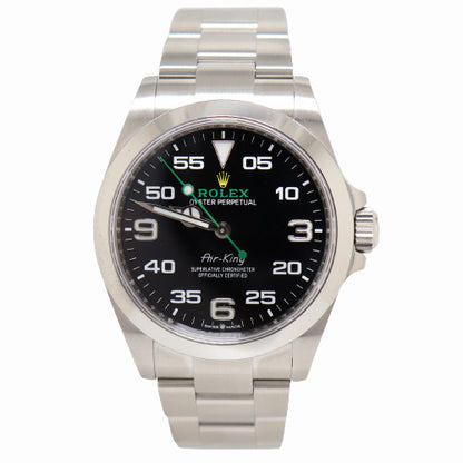 Rolex Air King 40mm Black Dial Watch Ref# 126900 - Happy Jewelers Fine Jewelry Lifetime Warranty