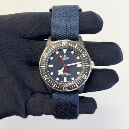 Tudor Pelagos FXD 42mm Blue Dial Watch Ref# 25707KN