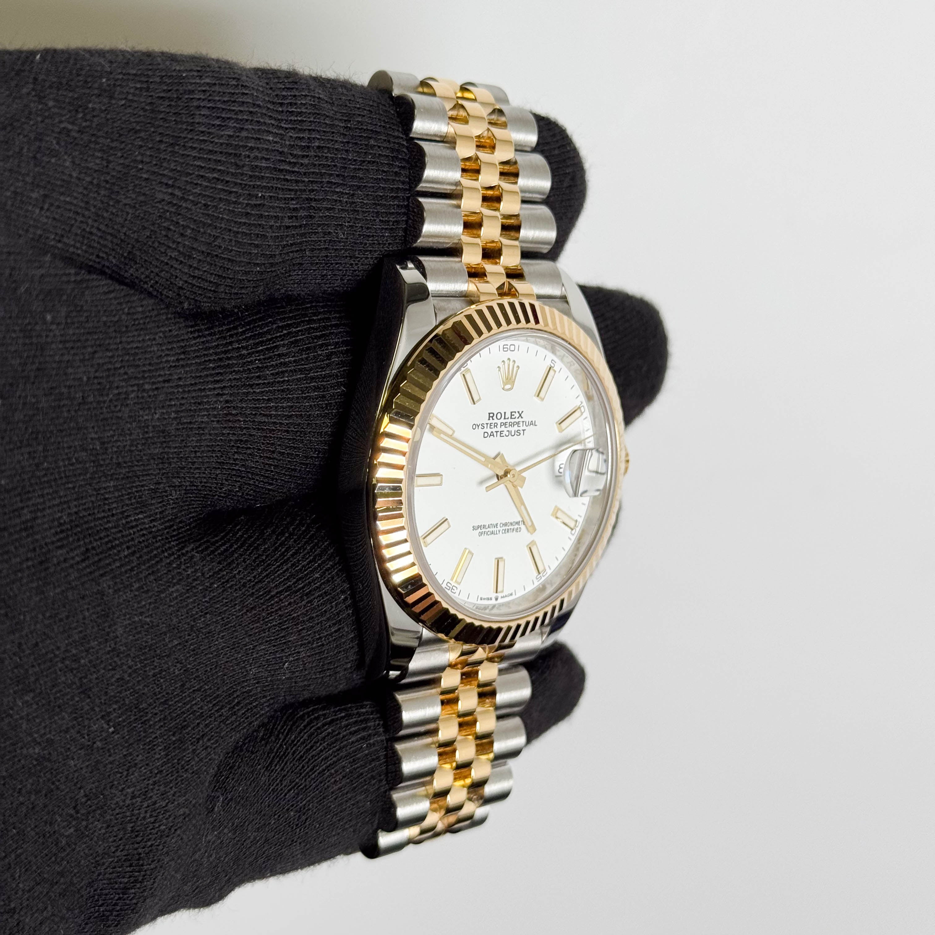 Rolex Datejust 41mm White Dial Watch Ref# 126333
