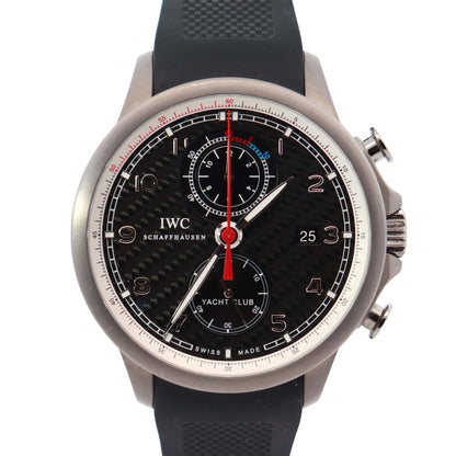 IWC Portuguese 45.5mm Carbon Dial Watch Ref# IW390212 - Happy Jewelers Fine Jewelry Lifetime Warranty