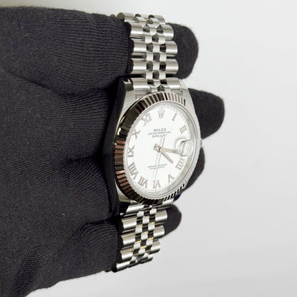 Rolex Datejust 41mm White Dial Watch Ref# 126334