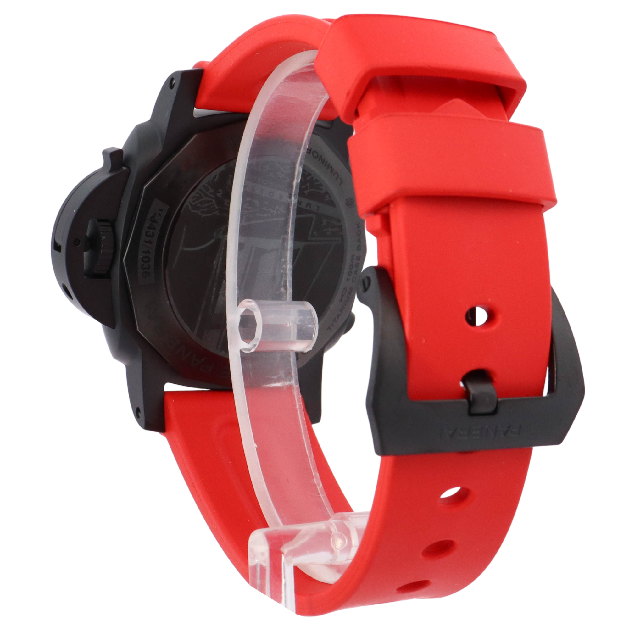 Panerai Luminor Luna Rossa 44mm Ceramic Gray Stick Dial Watch Reference# PAM01037 - Happy Jewelers Fine Jewelry Lifetime Warranty