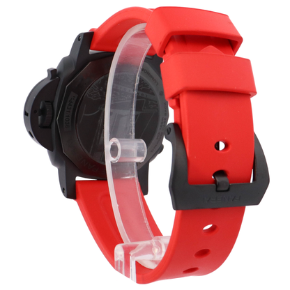 Panerai Luminor Luna Rossa 44mm Ceramic Gray Stick Dial Watch Reference# PAM01037 - Happy Jewelers Fine Jewelry Lifetime Warranty