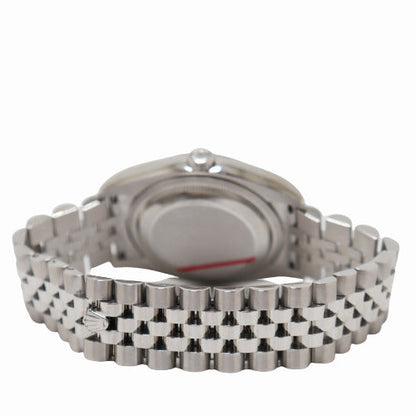 Rolex Men's Datejust Stainless Steel 36mm White Roman Dial Watch Reference# 116200 - Happy Jewelers Fine Jewelry Lifetime Warranty