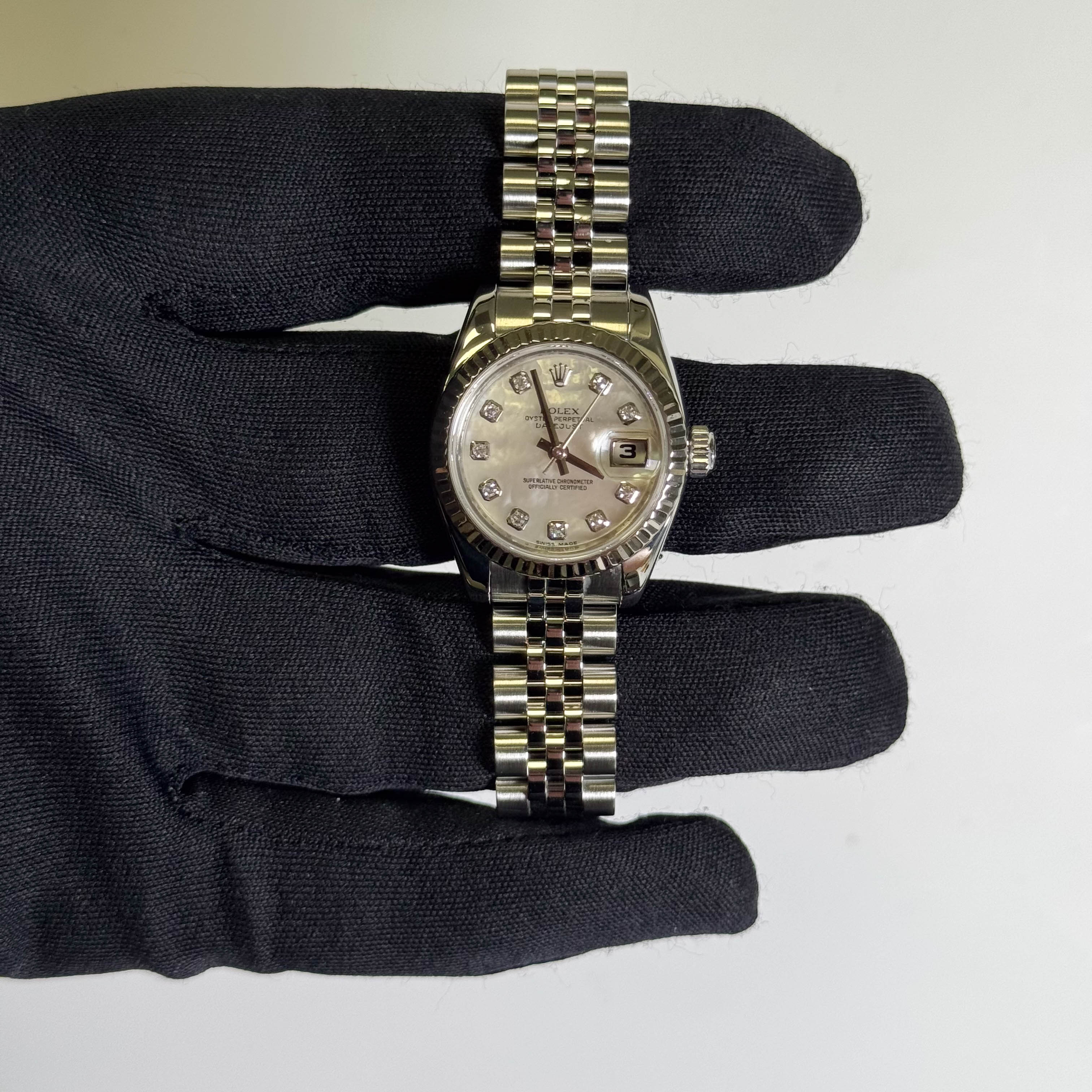 Rolex Datejust 26mm MOP Dial Watch Ref# 179174