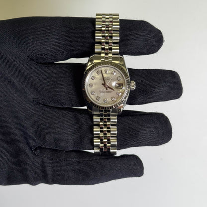 Rolex Datejust 26mm MOP Dial Watch Ref# 179174