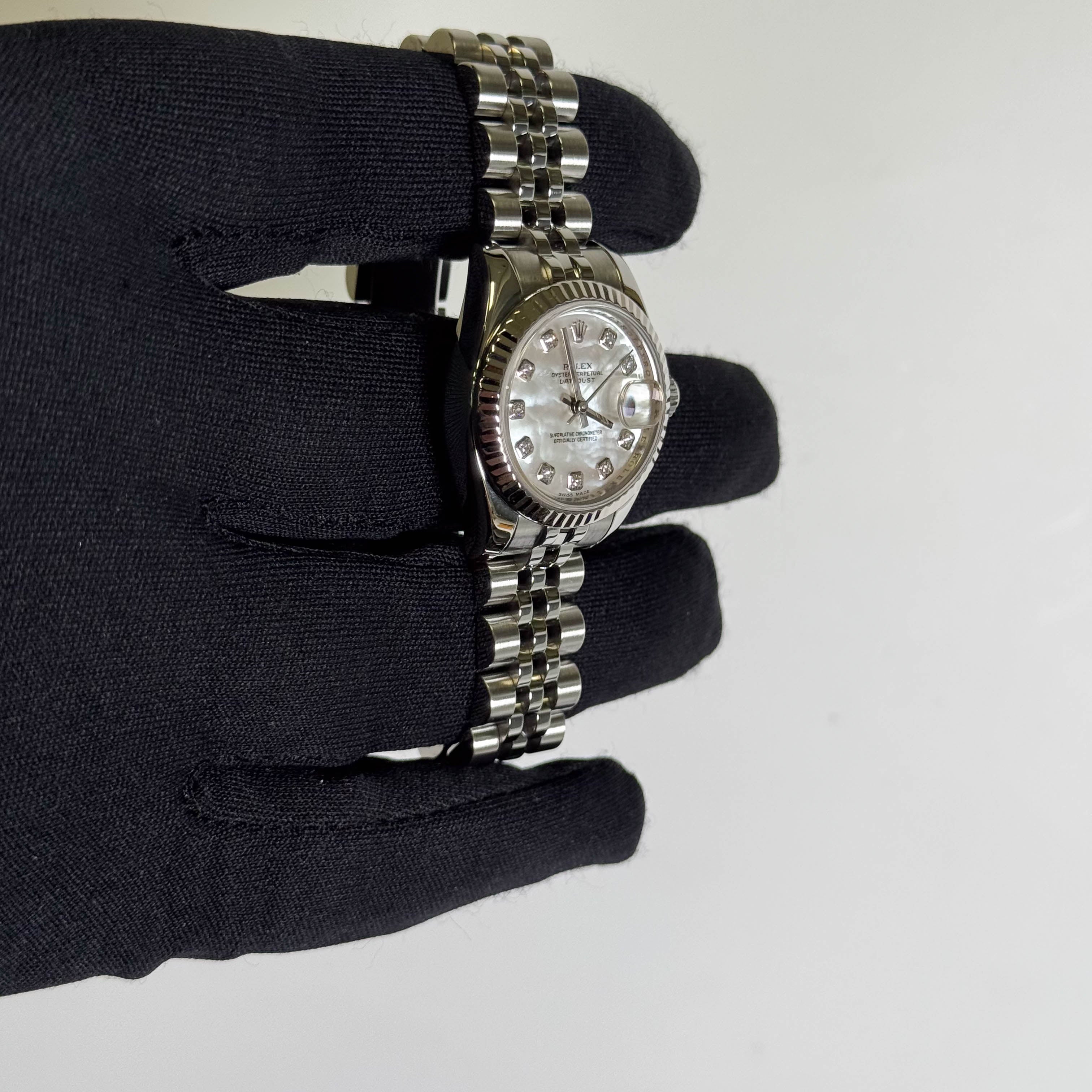 Rolex Datejust 26mm MOP Dial Watch Ref# 179174