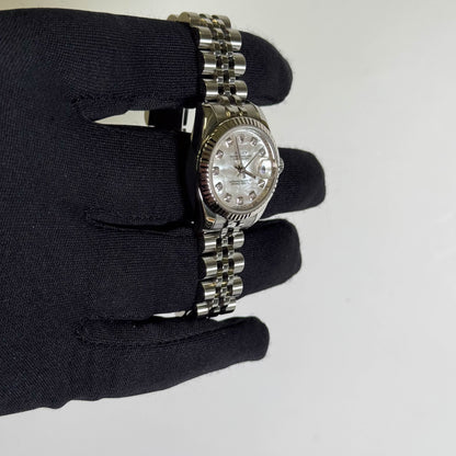 Rolex Datejust 26mm MOP Dial Watch Ref# 179174