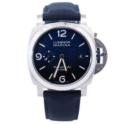 Panerai Luminor 44mm Blue Dial Watch Ref# PAM01157 - Happy Jewelers Fine Jewelry Lifetime Warranty