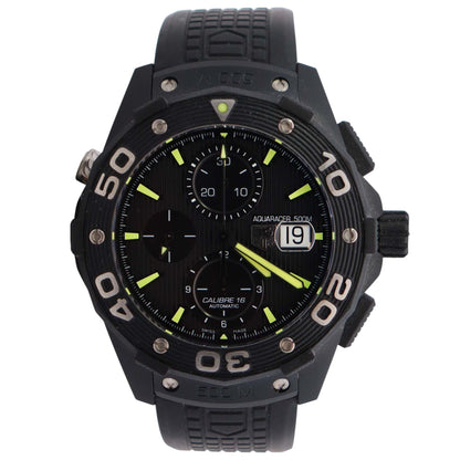 Tag Heuer Aquaracer 44mm Black Dial Watch Ref# CAJ2180 - Happy Jewelers Fine Jewelry Lifetime Warranty