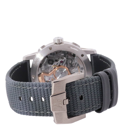 Audemars Piguet Code 11.59 41mm White Gold Blue Chronograph Dial Watch Reference# 26393BC.OO.A002KB.01 - Happy Jewelers Fine Jewelry Lifetime Warranty