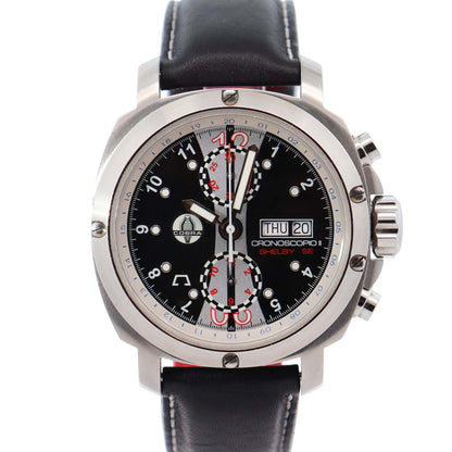 Anonimo Cronoscopio 43mm Black Dial Watch - Happy Jewelers Fine Jewelry Lifetime Warranty