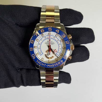 Rolex Yacht-Master II 44mm White Dial Watch Ref# 116681