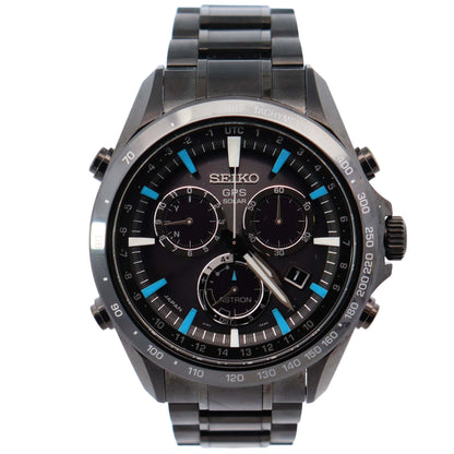 Seiko Astron 45mm Black Dial Watch Ref# SSE013 - Happy Jewelers Fine Jewelry Lifetime Warranty