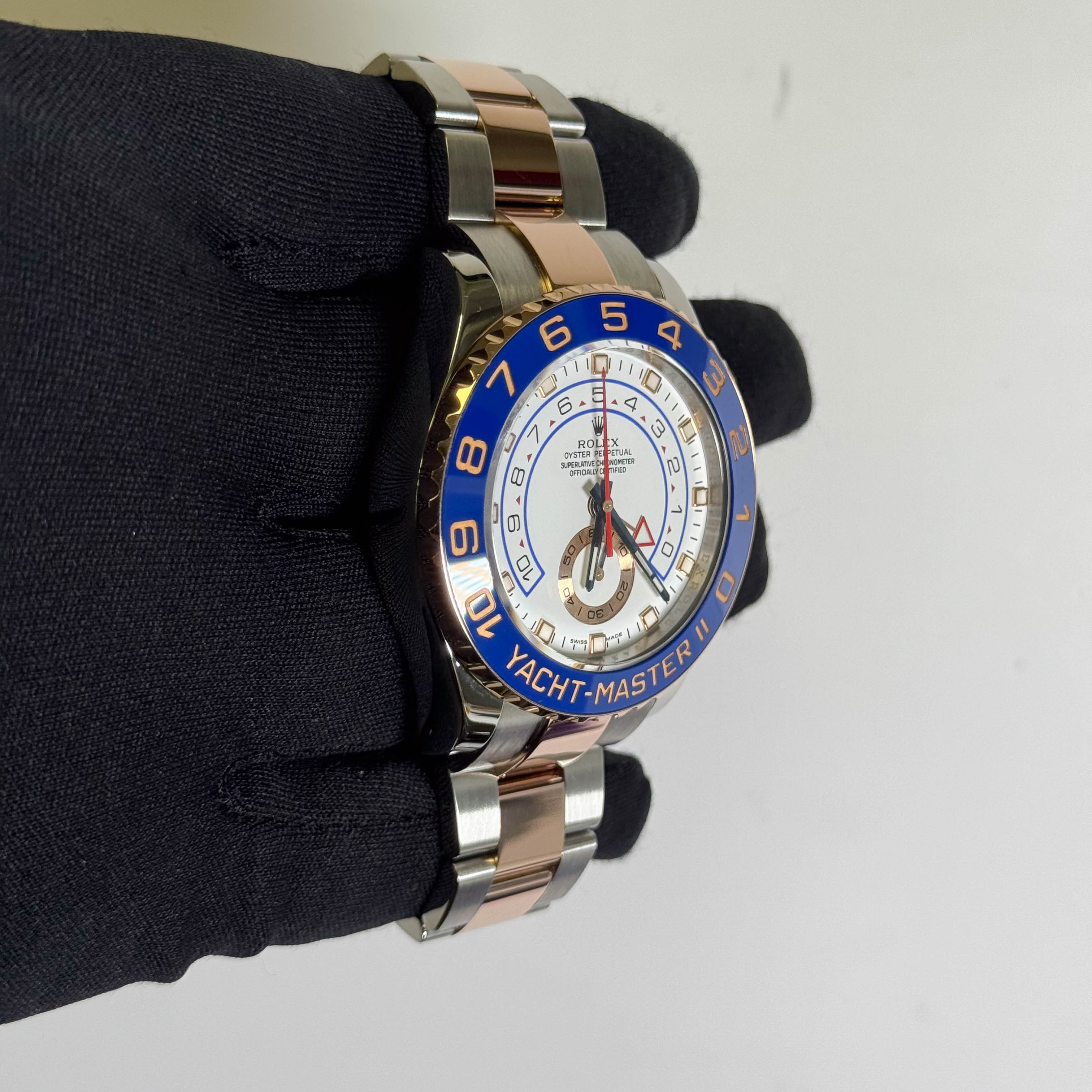 Rolex Yacht-Master II 44mm White Dial Watch Ref# 116681