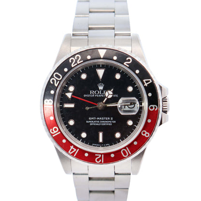 Rolex GMT-Master II 40mm Black Dial Watch Ref# 16760 - Happy Jewelers Fine Jewelry Lifetime Warranty