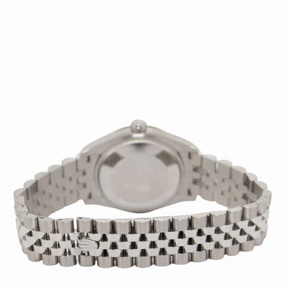 Rolex Ladies Datejust Stainless Steel 31mm Rhodium Diamond Dial Watch Reference# 278274 - Happy Jewelers Fine Jewelry Lifetime Warranty