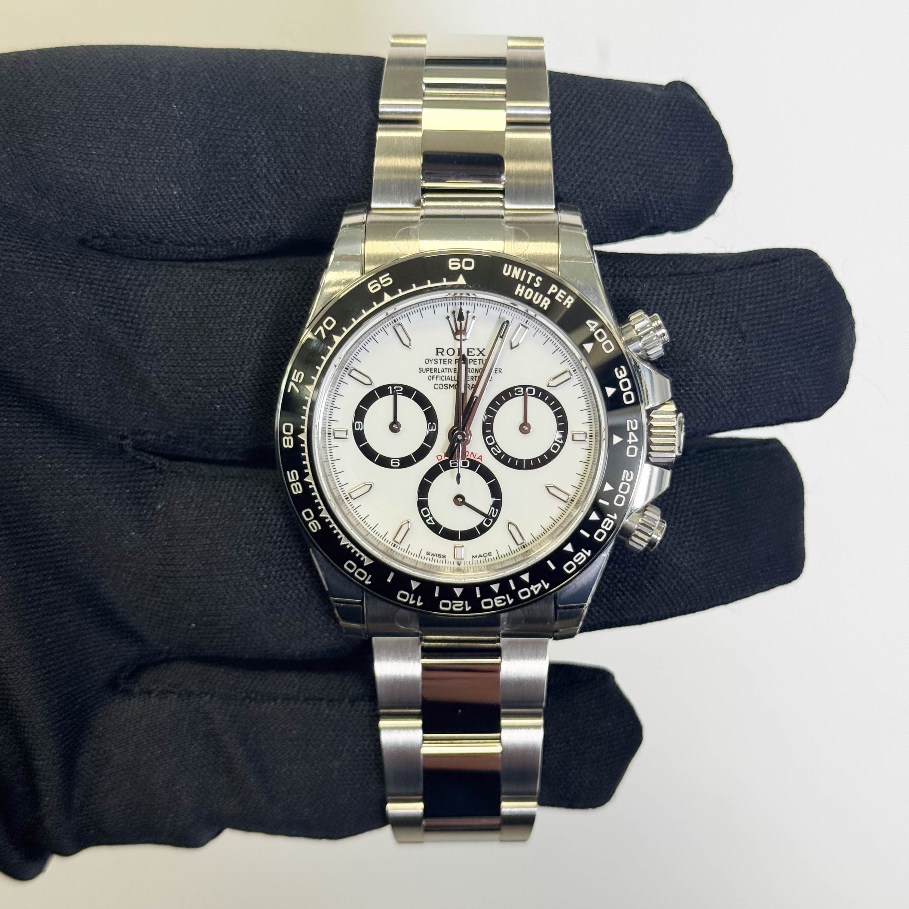 Rolex Daytona 40mm White Dial Watch Ref# 126500LN