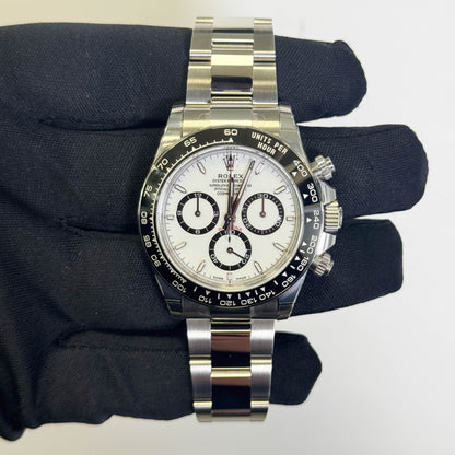 Rolex Daytona 40mm White Dial Watch Ref# 126500LN