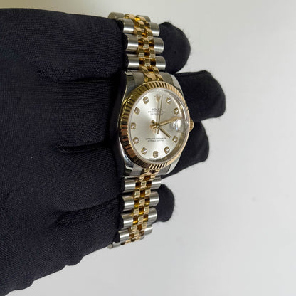 Rolex Datejust 31mm Silver Dial Watch Ref# 178273