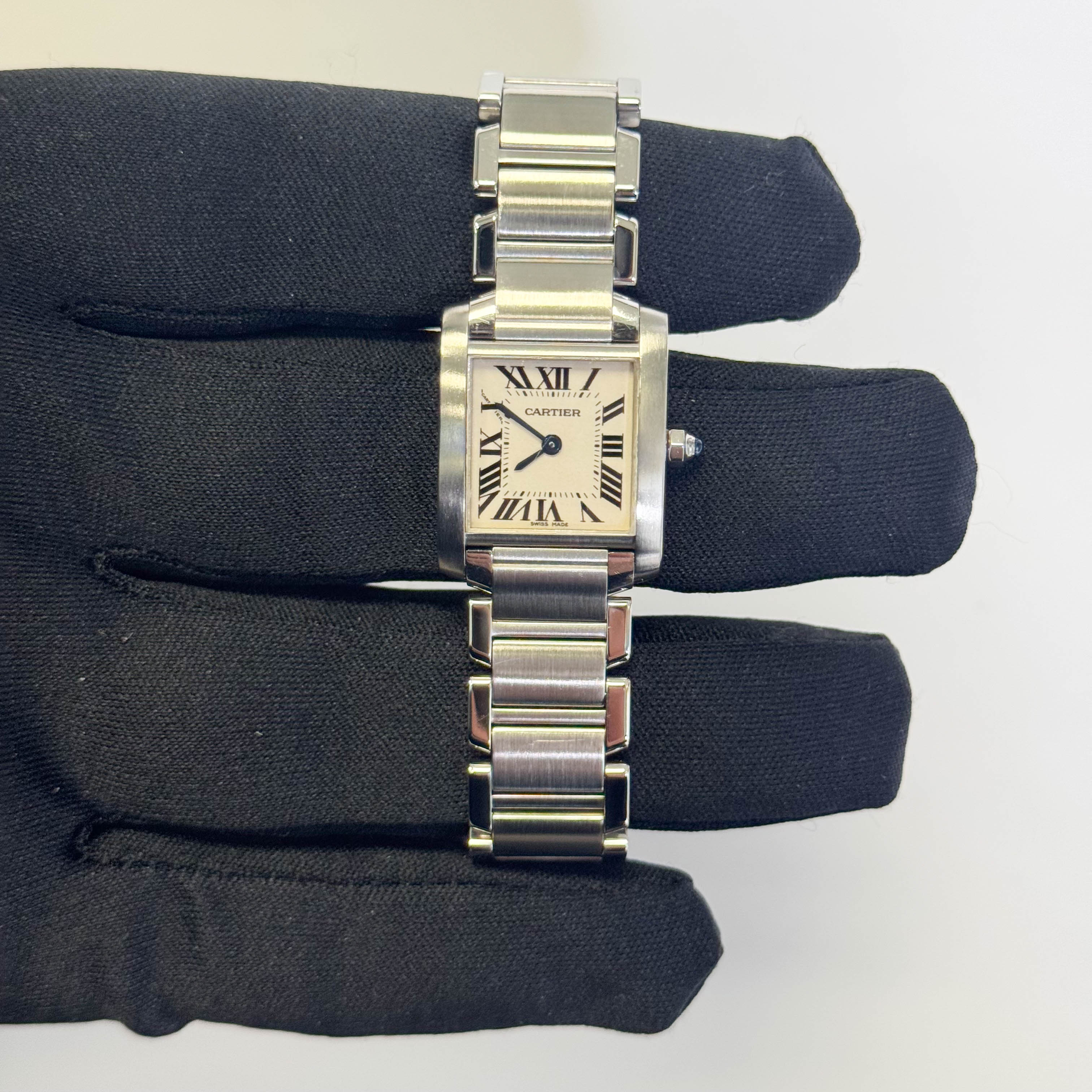 Cartier Tank 20mm White Dial Watch Ref# W51008Q3 - Happy Jewelers Fine Jewelry Lifetime Warranty