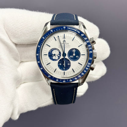 Omega Speedmaster "Silver Snoopy Award" 42mm White Dial Ref# 310.32.42.50.02.001 - Happy Jewelers Fine Jewelry Lifetime Warranty