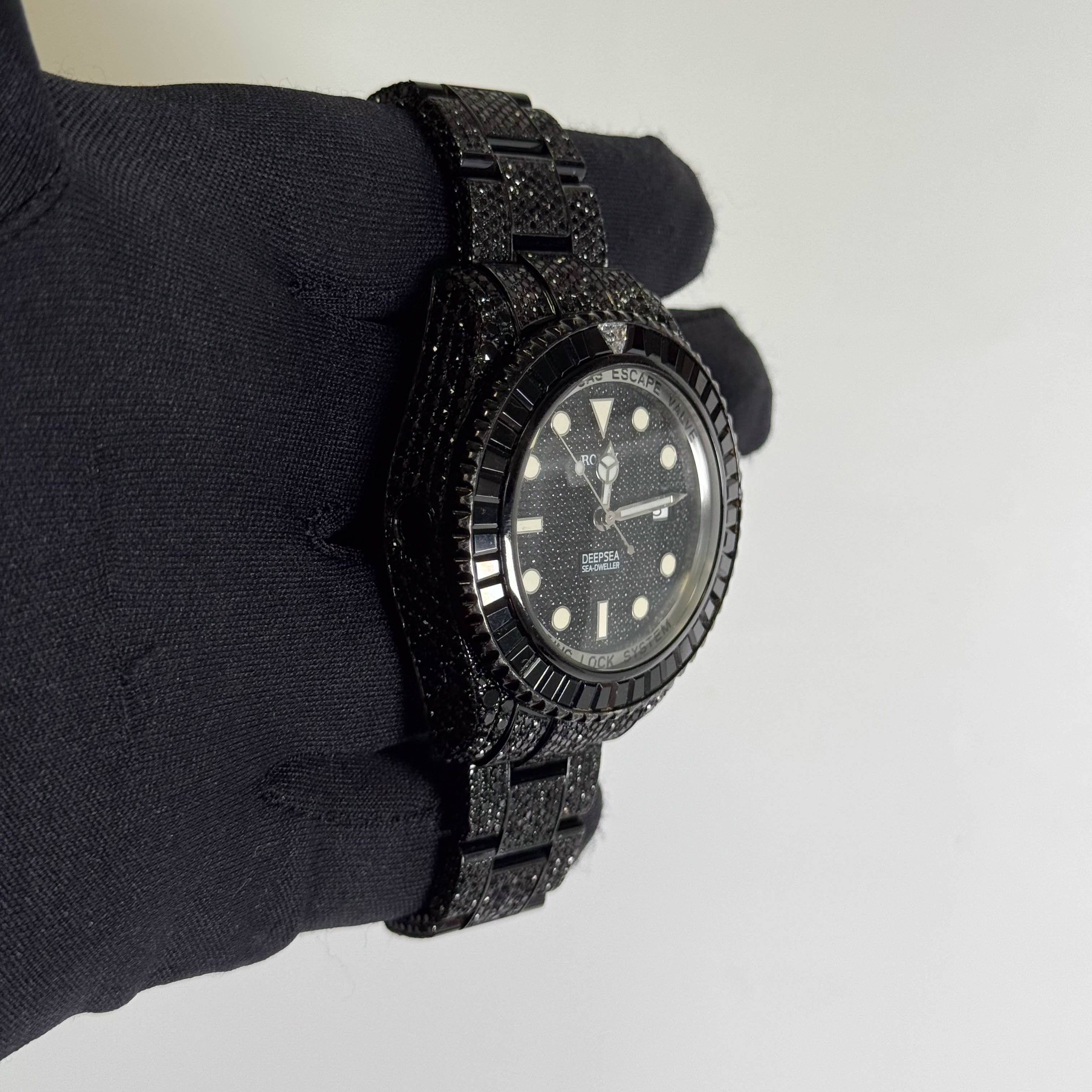 Rolex Sea-Dweller 44mm Black Diamond Dial Watch Ref# 116660