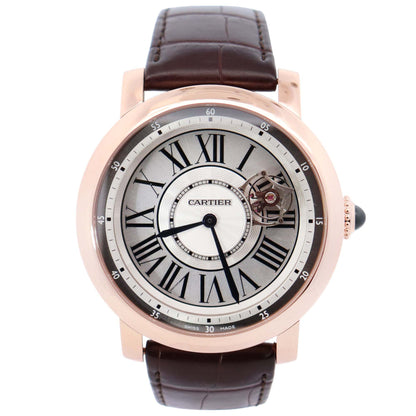 Cartier Rotonde 47mm White Dial Watch Ref# W1556205 - Happy Jewelers Fine Jewelry Lifetime Warranty