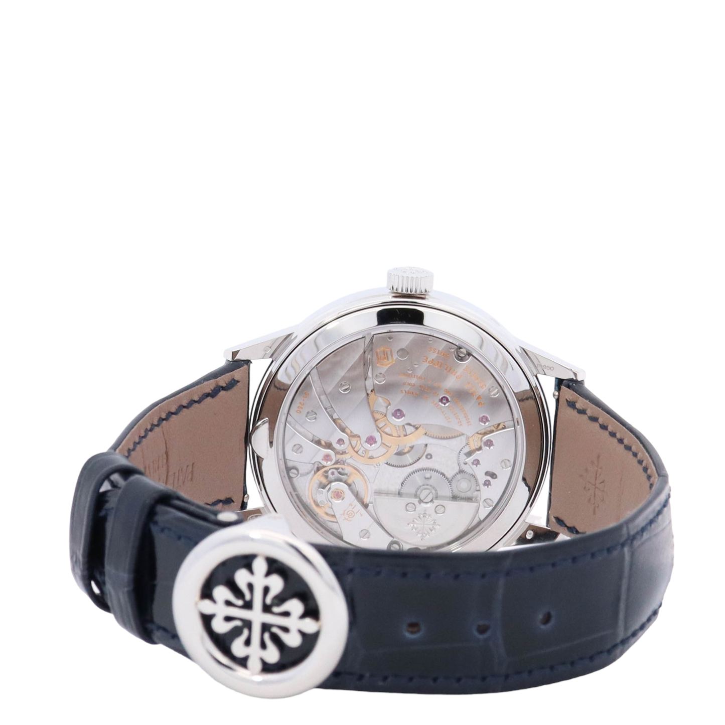 Patek Philippe Grand Complications 41.3mm Platinum Blue Stick Watch Reference# 5236P-001 - Happy Jewelers Fine Jewelry Lifetime Warranty