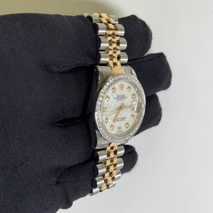 Rolex Datejust 31mm MOP Dial Watch Ref# 68273