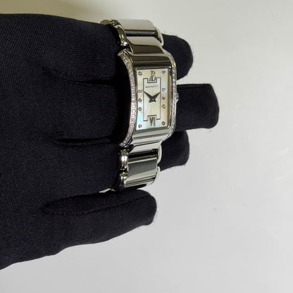 Bertolucci Fascio 37mm Stainless Steel MOP Dial Watch Reference # FASCIO