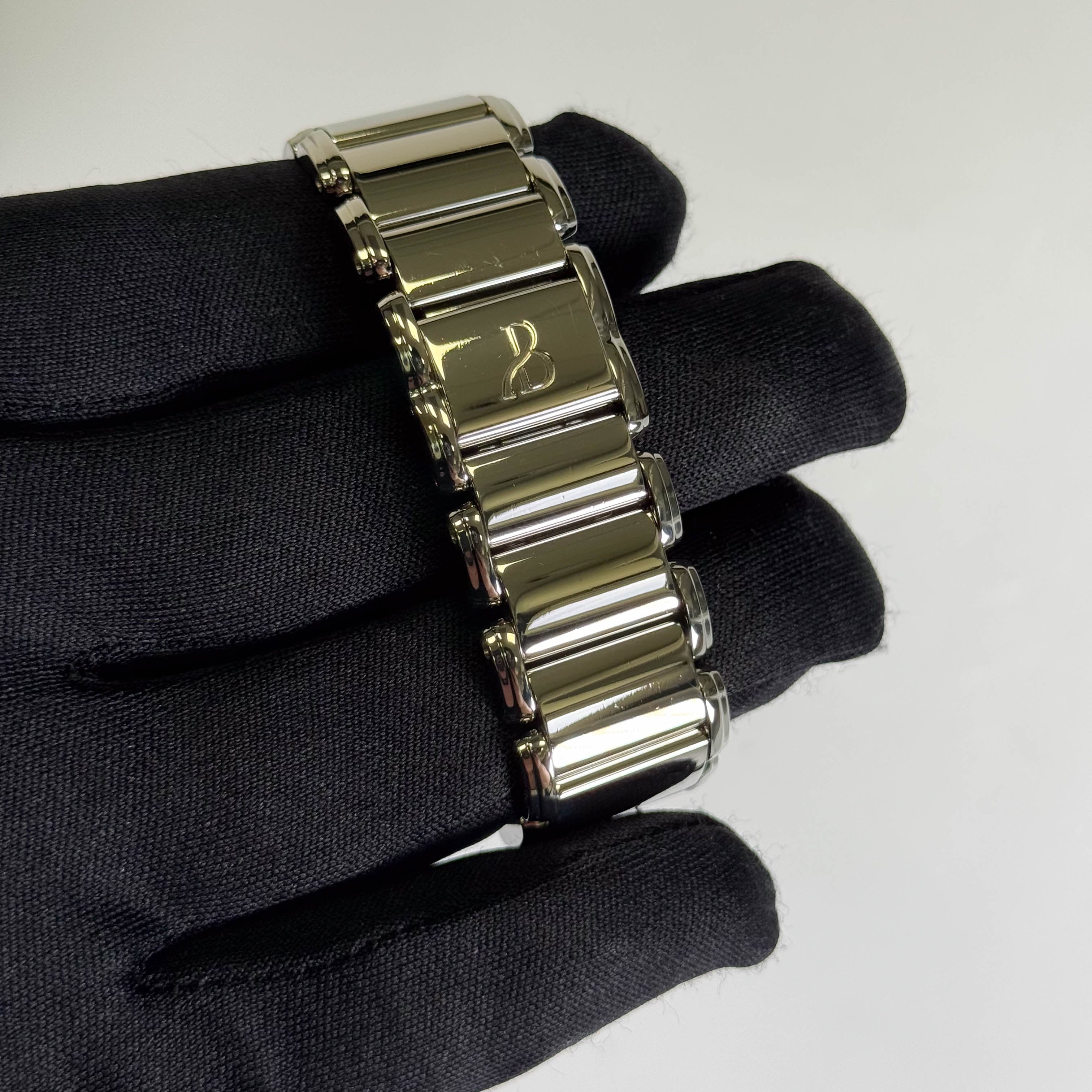 Bertolucci Fascio 37mm Stainless Steel MOP Dial Watch Reference # FASCIO