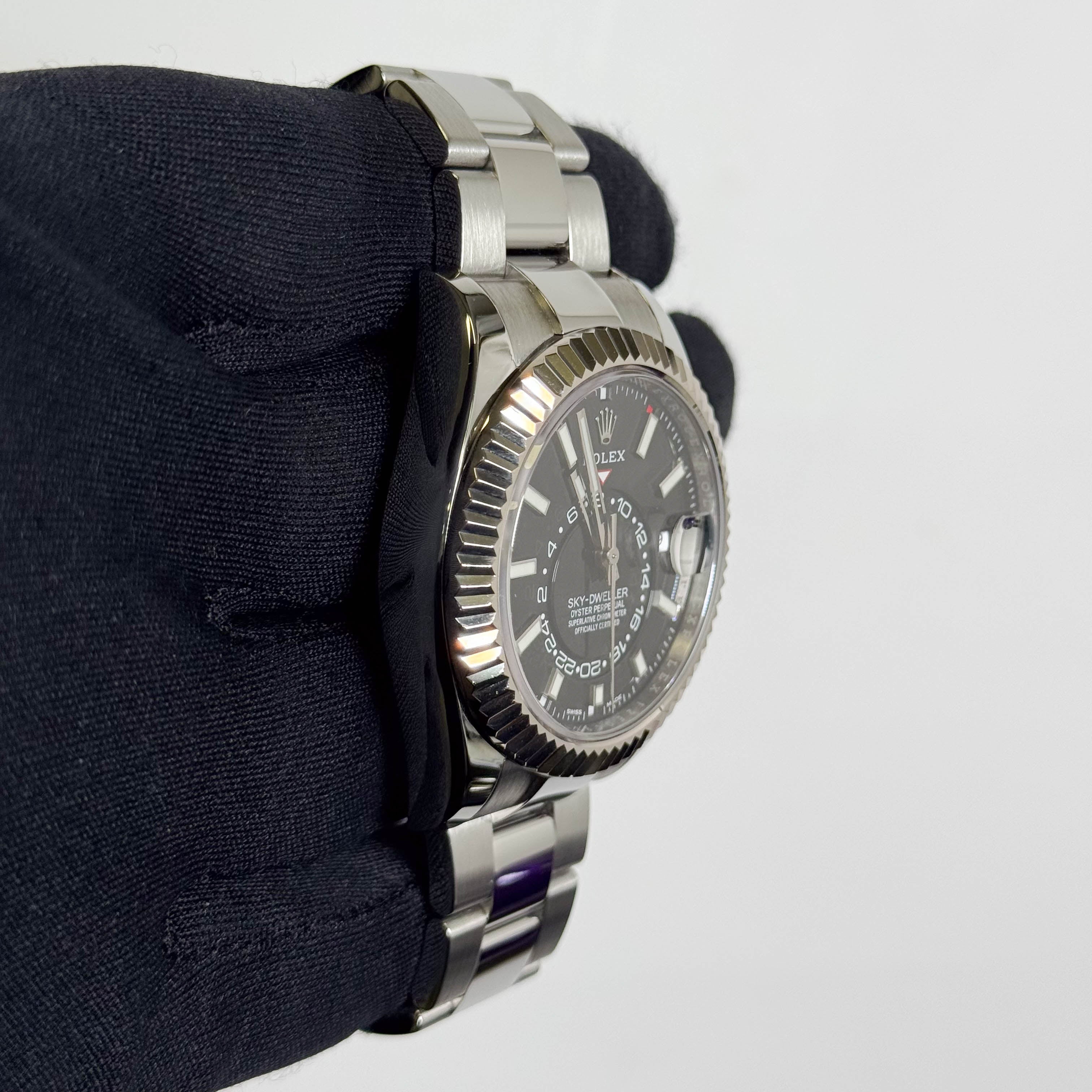 Rolex Sky-Dweller 42mm Black Dial Watch Ref# 326934 – Happy Jewelers