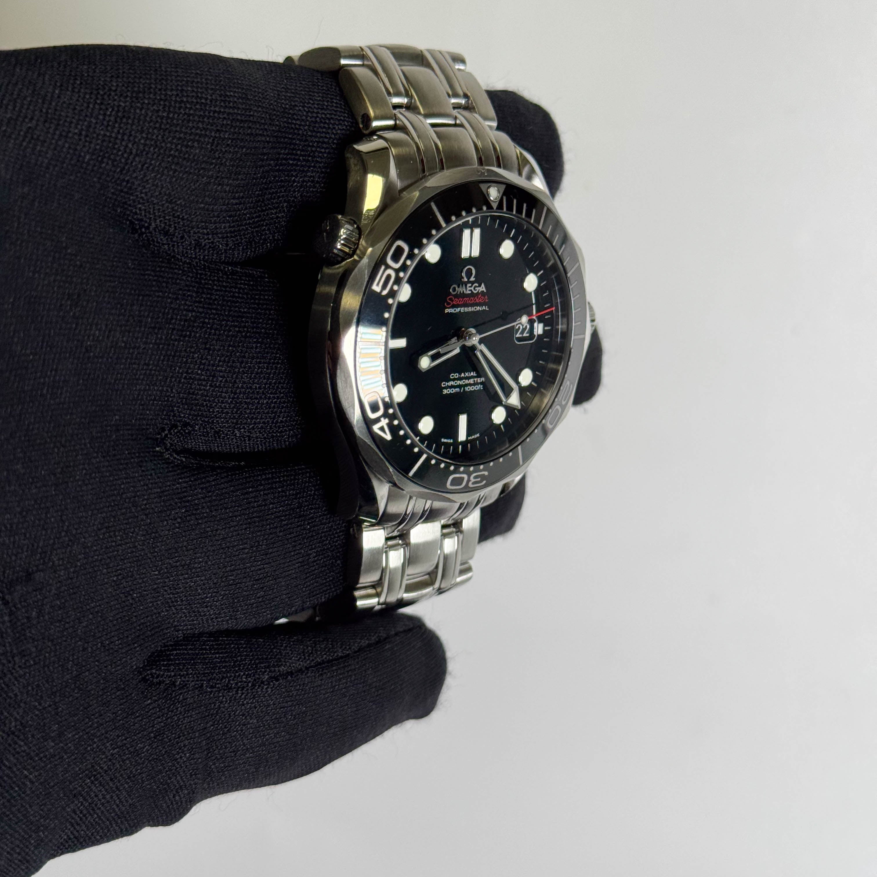 Omega Seamaster 41 mm Black Dial Watch Ref# 168.1670