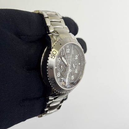 Breguet Type XXI Transatlantique Fly-Back 42.5mm Grey Arabic Chronograpgh Dial Watch Ref# 3810ST/92/SZ9 - Happy Jewelers Fine Jewelry Lifetime Warranty