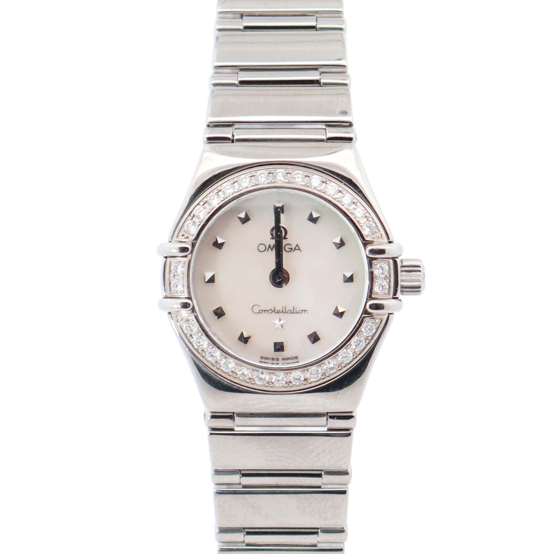 Omega Constellation 23mm MOP Dial Watch - Happy Jewelers Fine Jewelry Lifetime Warranty