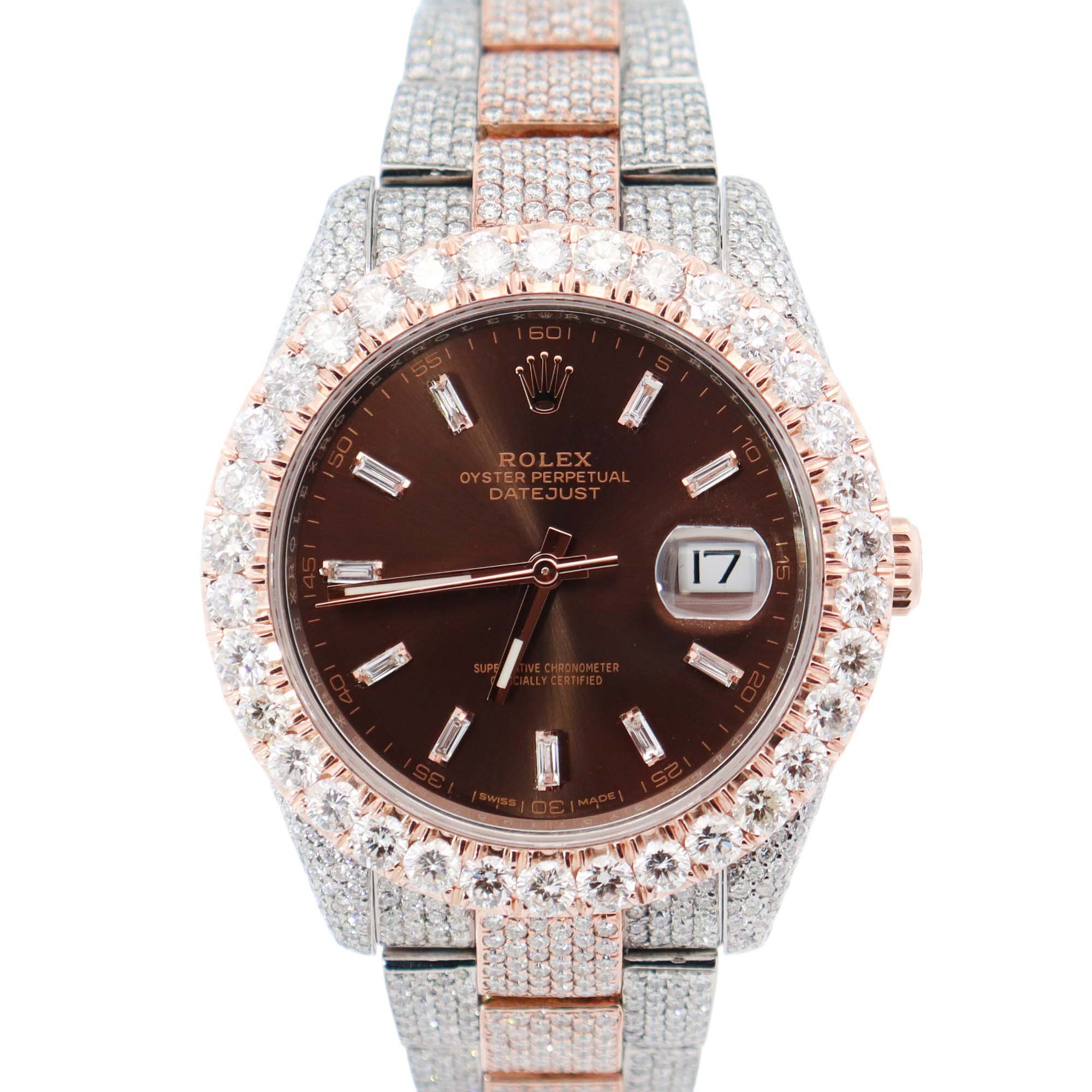 Rolex Datejust 41mm Chocolate Dial Watch Ref# 126331 – Happy Jewelers